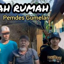 Bersama PSHT & Pagar Nusa, Pemdes Gumelar Bedah Rumah Warga